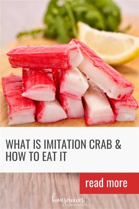 What Is Imitation Crab And How To Eat It Housewives Of Frederick County