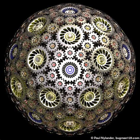 Spherical Gears 2 Animated  Time Machine Fractal Art