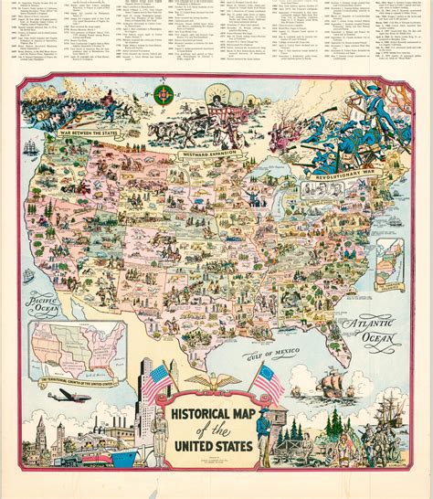 Historical Map Of The United States Curtis Wright Maps