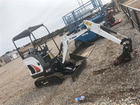 Bobcat E17 Mini Excavator Track Hoe Trackhoe 80 Hours For Sale From