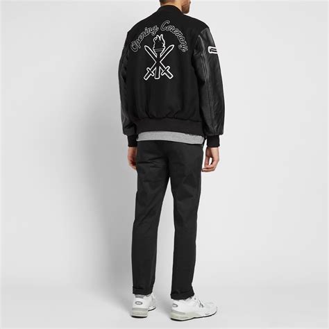 Opening Ceremony Varsity Jacket Black End Uk