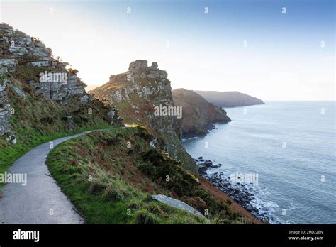 South West Coast Path Valley Of The Rocks Exmoor National Park North