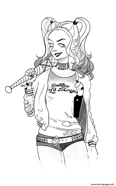 Coloring Pages Suicide Squad At Getdrawings Free Download