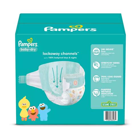 Buy Pampers Baby Dry Diapers Enormous Pack Size 1 204ct Online At