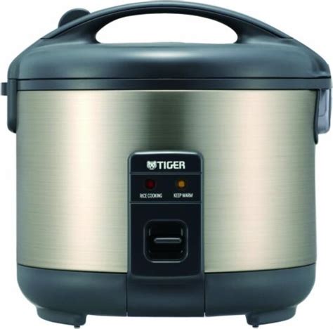 Tiger JNP S U HU Cup Uncooked Rice Cooker And Warmer Stainless