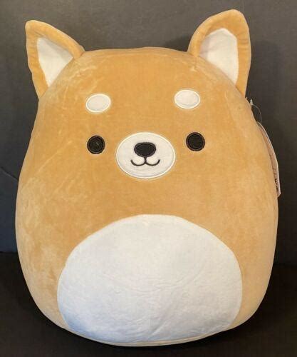 Squishmallow Kellytoy 12 Angie Shiba Lnu Dog Animal Plush In Hand