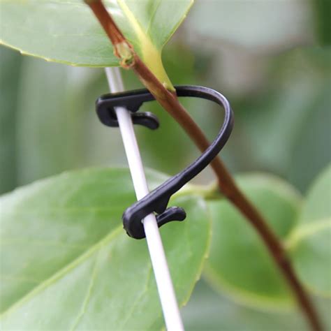 100 Pcs Plant Clips Ties Plant Support Staking Clips Garden Tomato