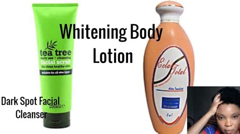 Whitening Body Lotion Dark Spot Facial Scrub Whiten Your Skin