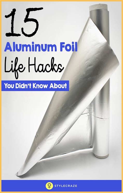 15 Aluminum Foil Life Hacks You Didnt Know About Aluminum Foil Life