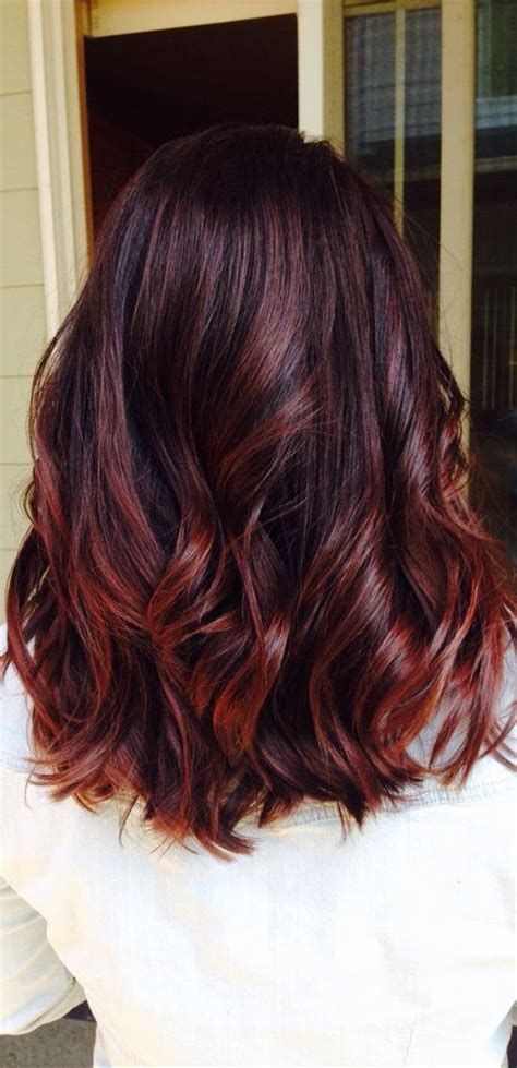 12 Hottest Mahogany Hair Color Highlights For Brunettes Hair Fashion Online