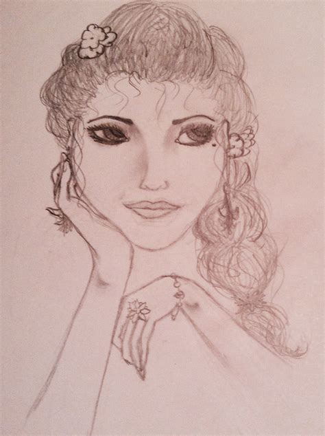 one of my drawings drawings female sketch art