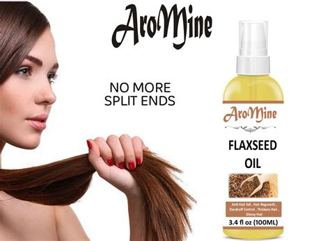 These are two major factors that affect your hair loss and the health of your hair. Aromine 100% Pure & Natural Flaxseed Oil For Hair Growth ...