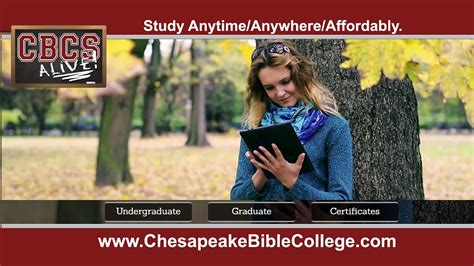 Chesapeake Bible College And Seminary Epk Youtube