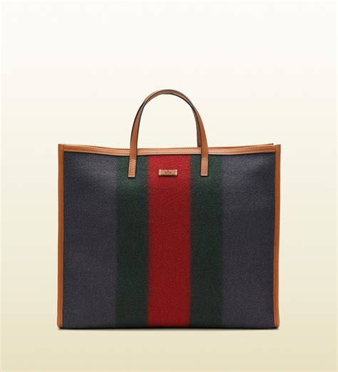 Gucci Tote Bag In Grey Gray For Men Lyst