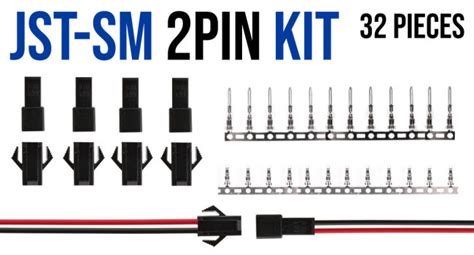 Jst Sm 2pin Connector Kit Micro Robotics