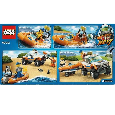 Lego City 60012 Küstenwachenfahrzeug Mit Schlauchboot Decotoys