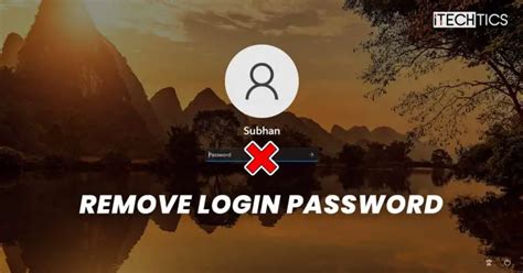 How To Remove Login Password From Windows Startup