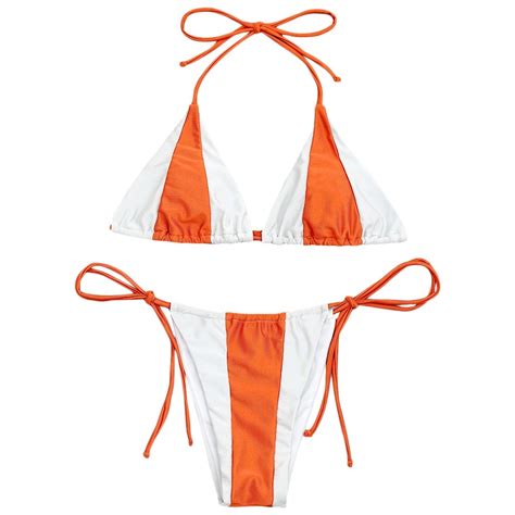 2018 New Swimsuit Summer Sexy Patchwork Women Bikini Set Bandage