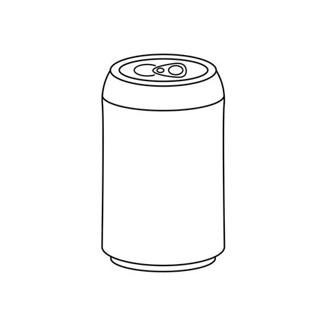 Soda Can Doodle Vector Illustration 20582060 Vector Art At Vecteezy