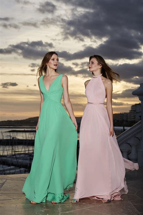 2018 Pronovias Cocktail Bridesmaids Evening Dresses GRISELDA Boda