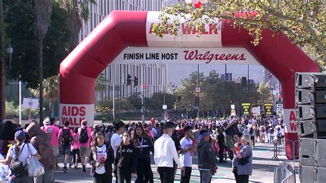 10000 Participate In Annual Aids Walk Los Angeles Abc7 Los Angeles