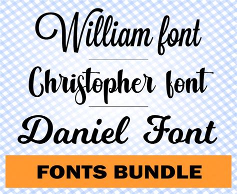 Font svg Bundle Cricut fonts Font for Cricut Silhouette | Etsy