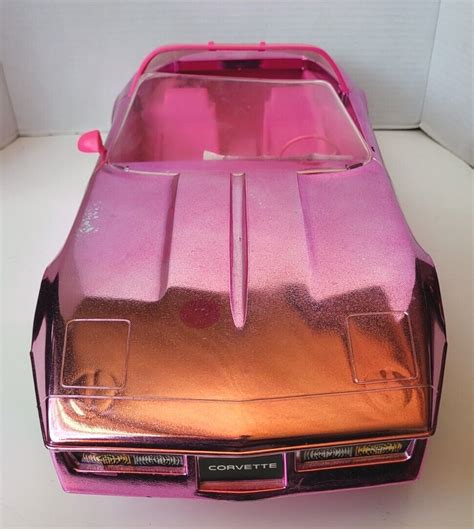 Barbie Car Pink Corvette Metallic Ultra Vette 1984 Mostly Complete Inv