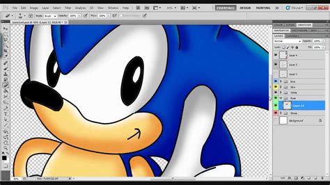 Sonic The Hedgehog Speed Paint Youtube