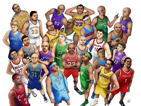 Basketball Players Cartoon Wallpapers Wallpaper Cave