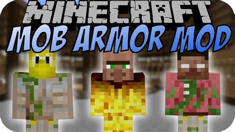 Minecraft Mob Armor Mod Youtube