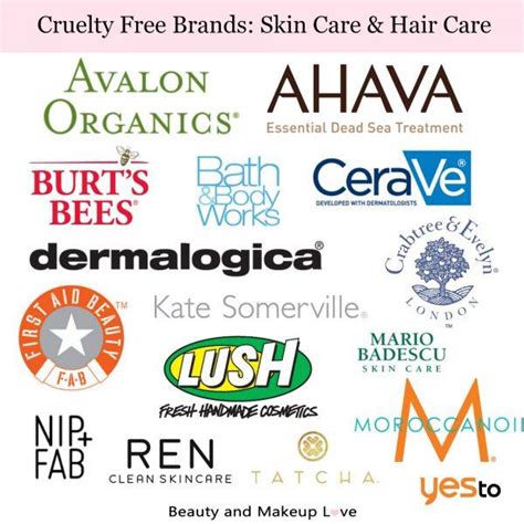 Cruelty Free Brands Makeup Skin Care And Hair Care Beauty And Makeup