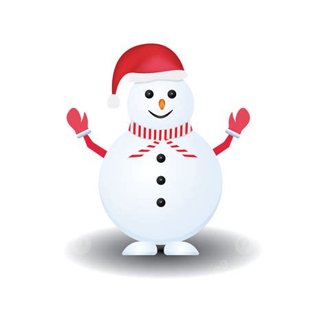 Hand Drawn Snowman Vector Design Images Christmas Snowman White