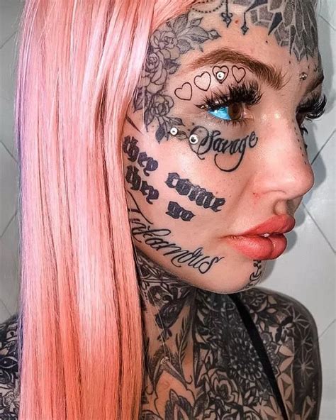 Tattoo Model Flaunts Bold New Piercings After Covering Of Her Body My