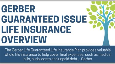Gerber Guaranteed Issue Life Insurance Review 5 Key Features