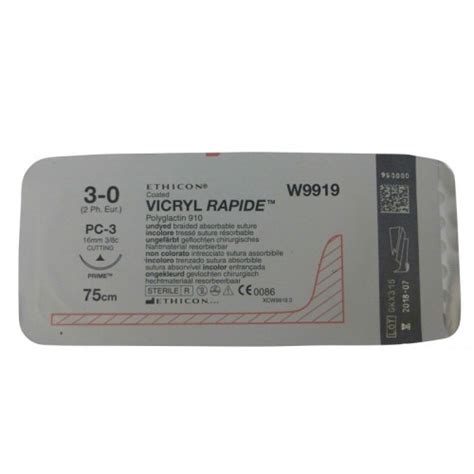Sutures Vicryl Rapide 5 Types