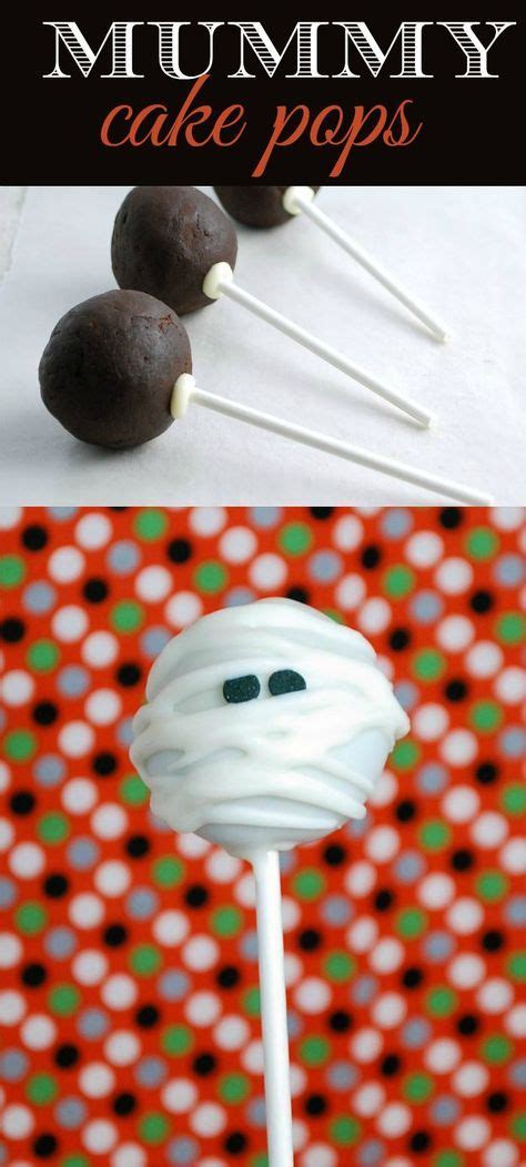Instructions For How To Make Halloween Mummy Cake Pops Mummy Treats