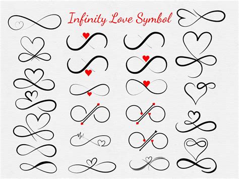Premium Vector Infinity Love Symbol Love Symbols Infinity Sign Tattoo Eternal Love Tattoo
