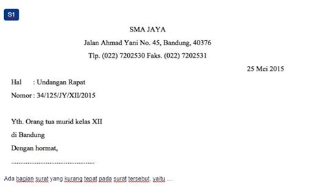 Beberapa syarat dalam membuat surat undangan adalah Contoh Soal Menulis Surat Undangan Rapat