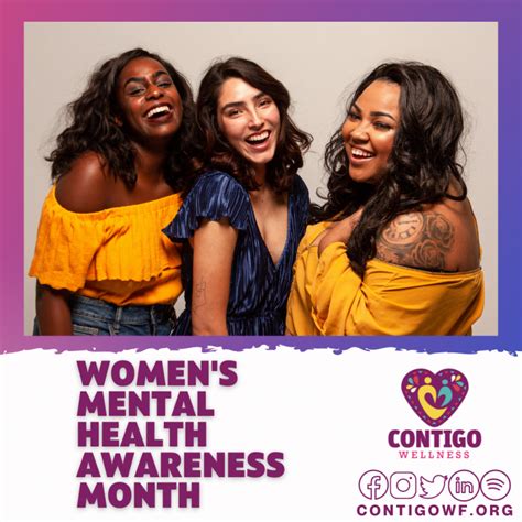 women s mental health awareness initiative contigo wellness