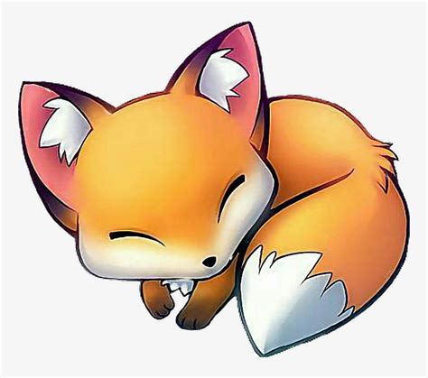 Cute Fox Drawing Picture Drawing Skill
