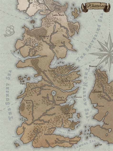 Westeros Parchment Map Inkarnate Create Fantasy Maps Online