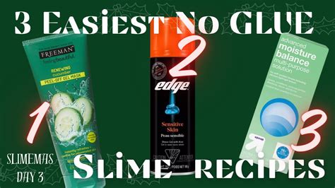 3 Easiest No Glue Slime Face Mask Recipes Youtube