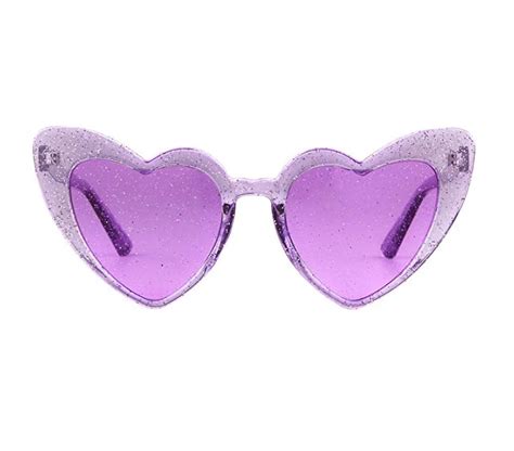 Purple Glitter Heart Shaped Glasses Heart Shaped Glasses Heart Shaped Sunglasses Glitter Hearts