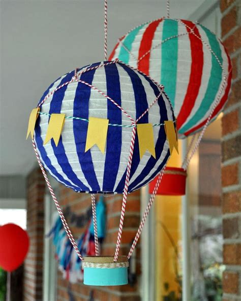 Diy Hot Air Balloons Party Ideas Pinterest