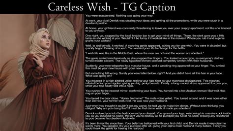 Careless Wish Muslim Tg Caption By Arabicatg On Deviantart