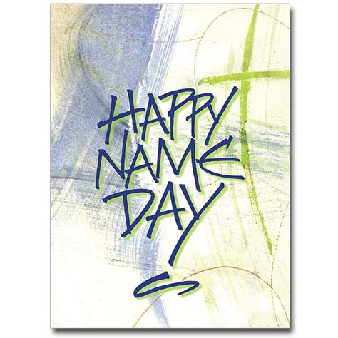 Happy Name Day Feast Day Card
