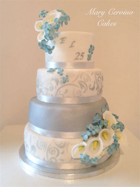 Maybe you would like to learn more about one of these? Nozze d'argento. Torta con calle e ortensie aerografata in ...