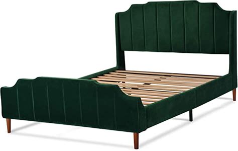 Eunice espresso cal king platform storage bed by homelegance. Amazon.com: Urest Upholstered Velvet Platform Bed Frame ...