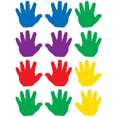 Handprints Mini Accents Tcr5137 Teacher Created Resources