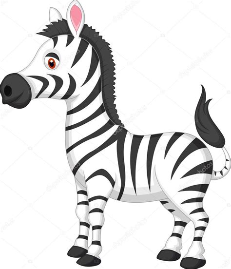Cute Zebra Cartoon — Stock Vector © Tigatelu 35748683